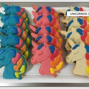 Galleta con forma de unicornio