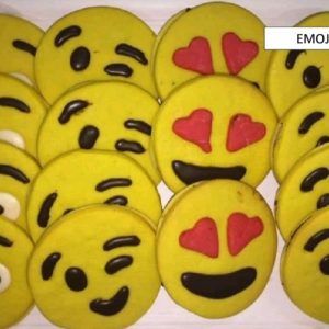 Galleta con forma de emojis