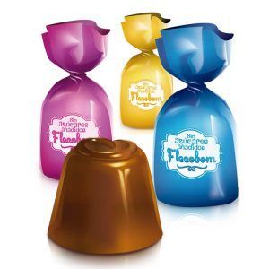 Surtido de bombones de chocolate con leche